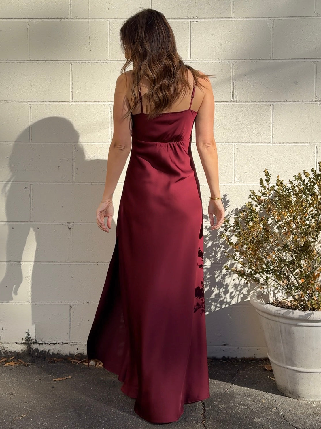Aitana Satin Maxi Dress