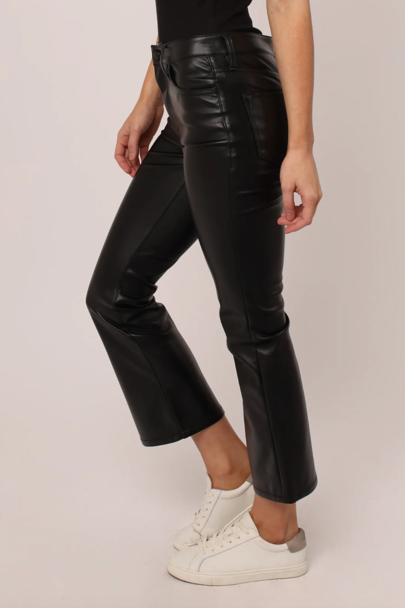 Vegan Leather Jeanne Jeans