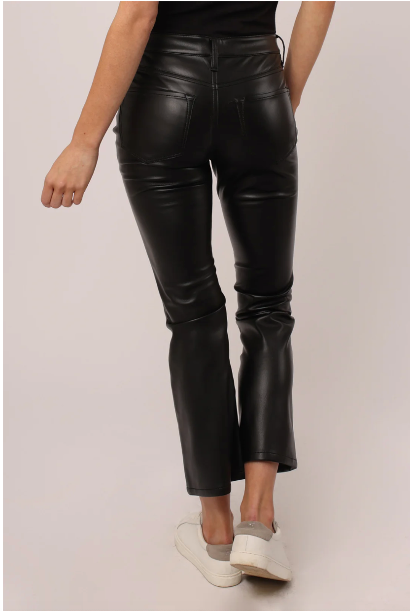 Vegan Leather Jeanne Jeans