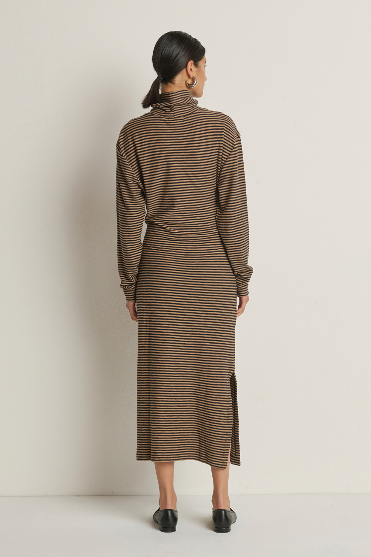 Mariel Dress- Mini Coco Stripe