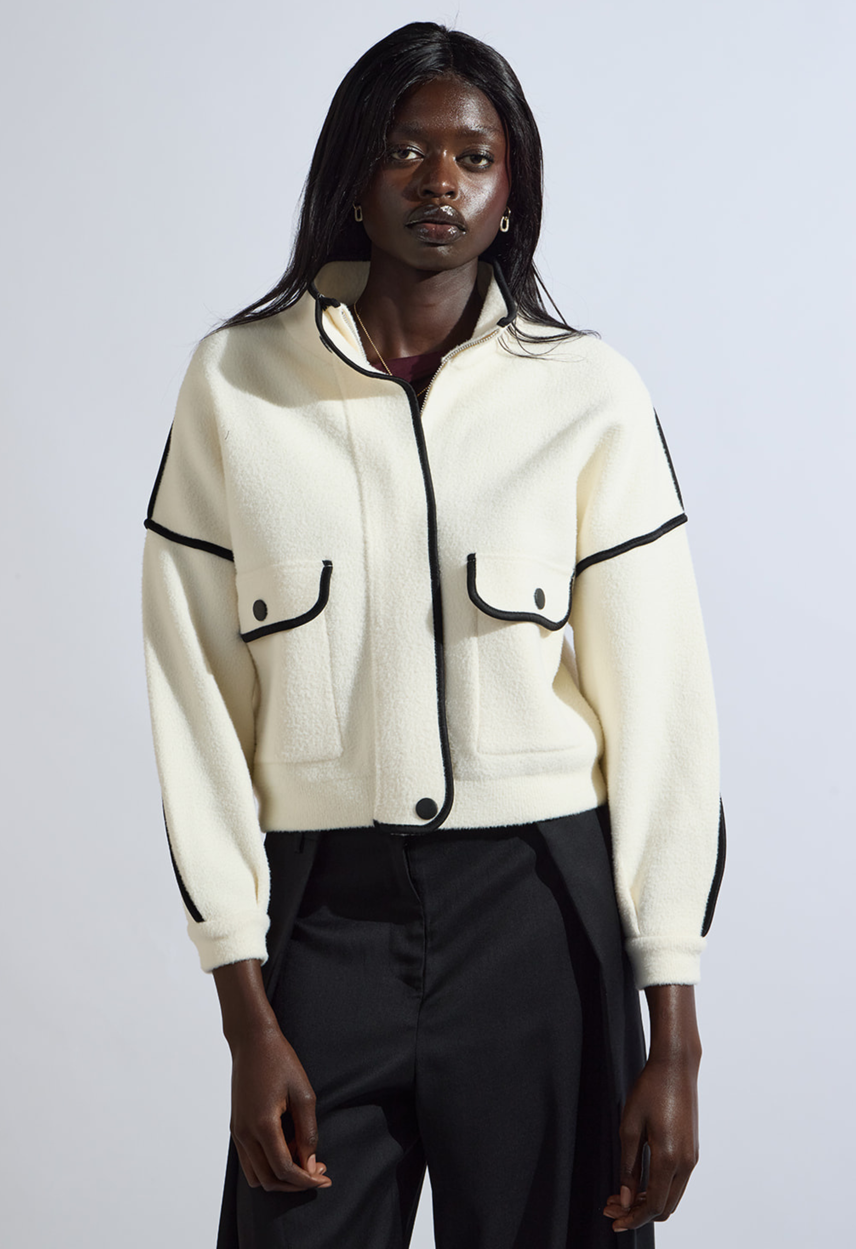 Cardi Jacket in White