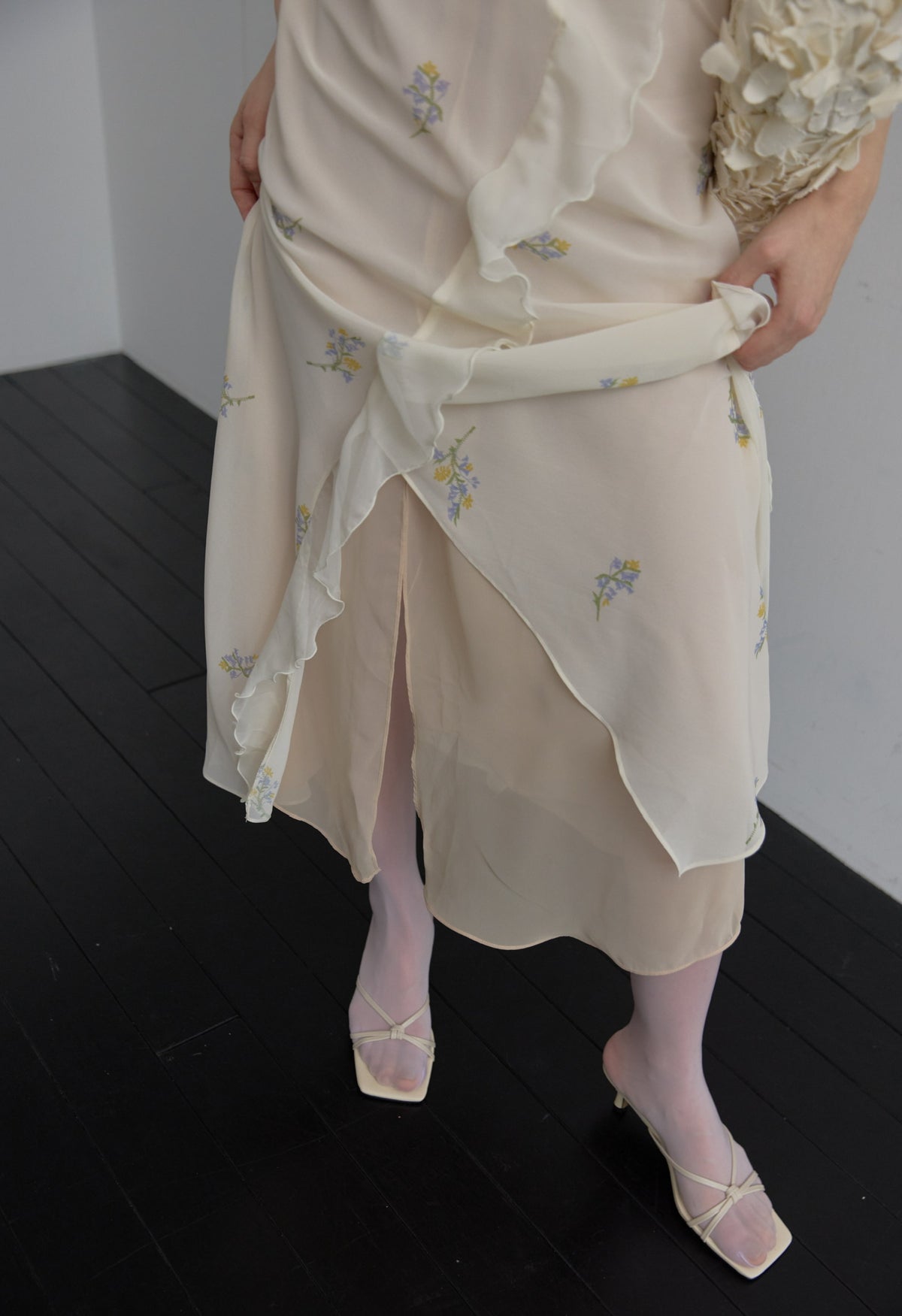 Delilah Dress White
