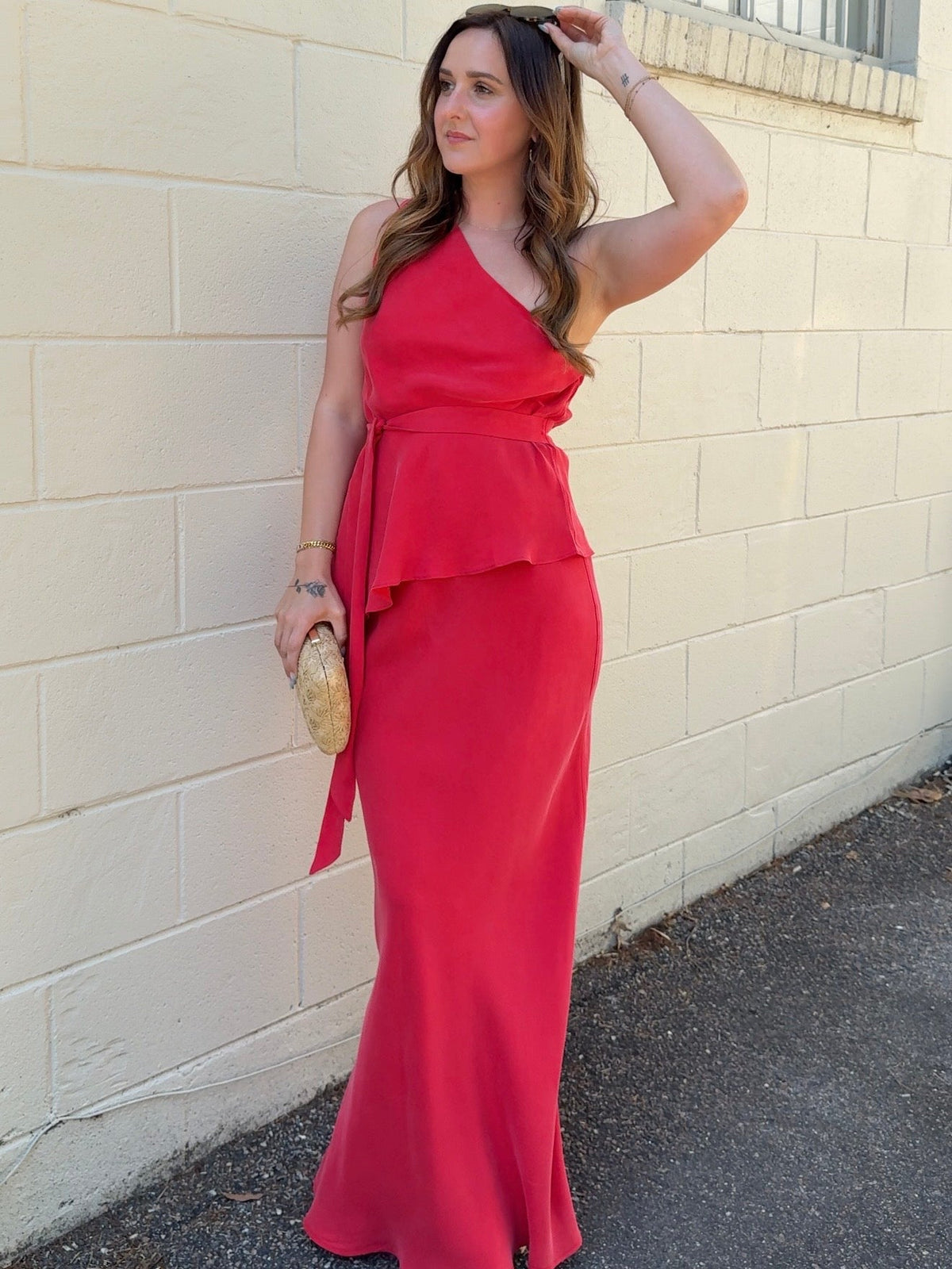 [Nude Lucy] Amaya Cupro Maxi Skirt
