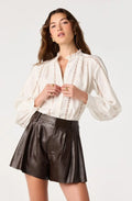 [ASTR The Label] Edith Lace Trim Top