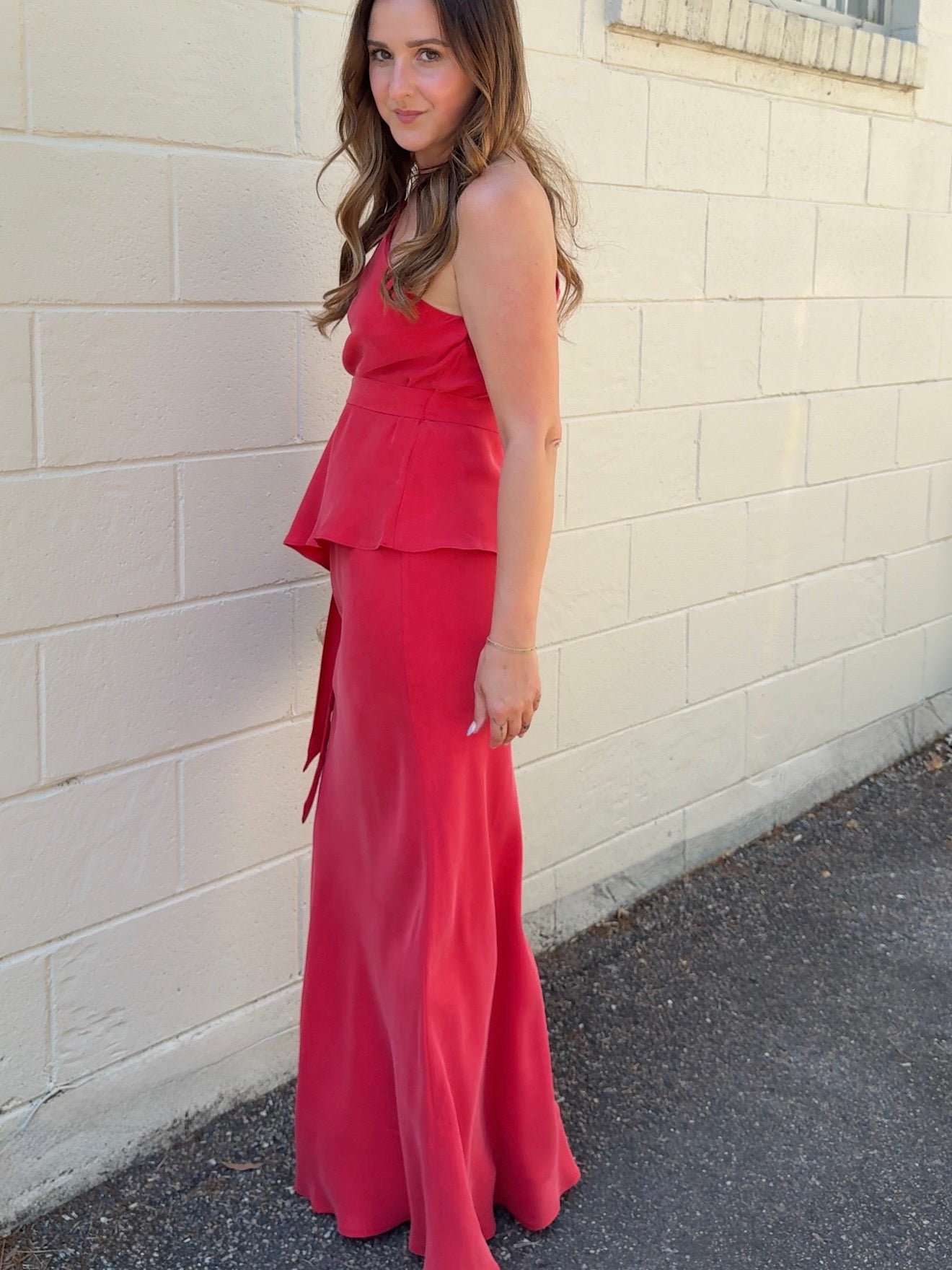 [Nude Lucy] Amaya Cupro Maxi Skirt