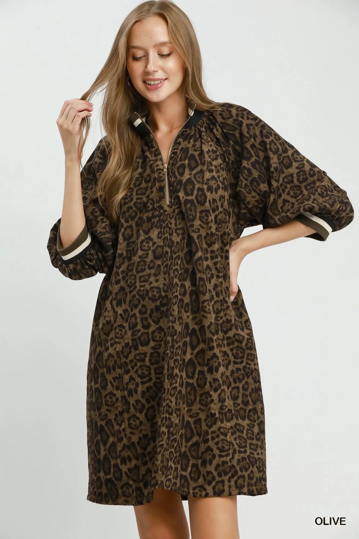 Wild Side Zip Dress