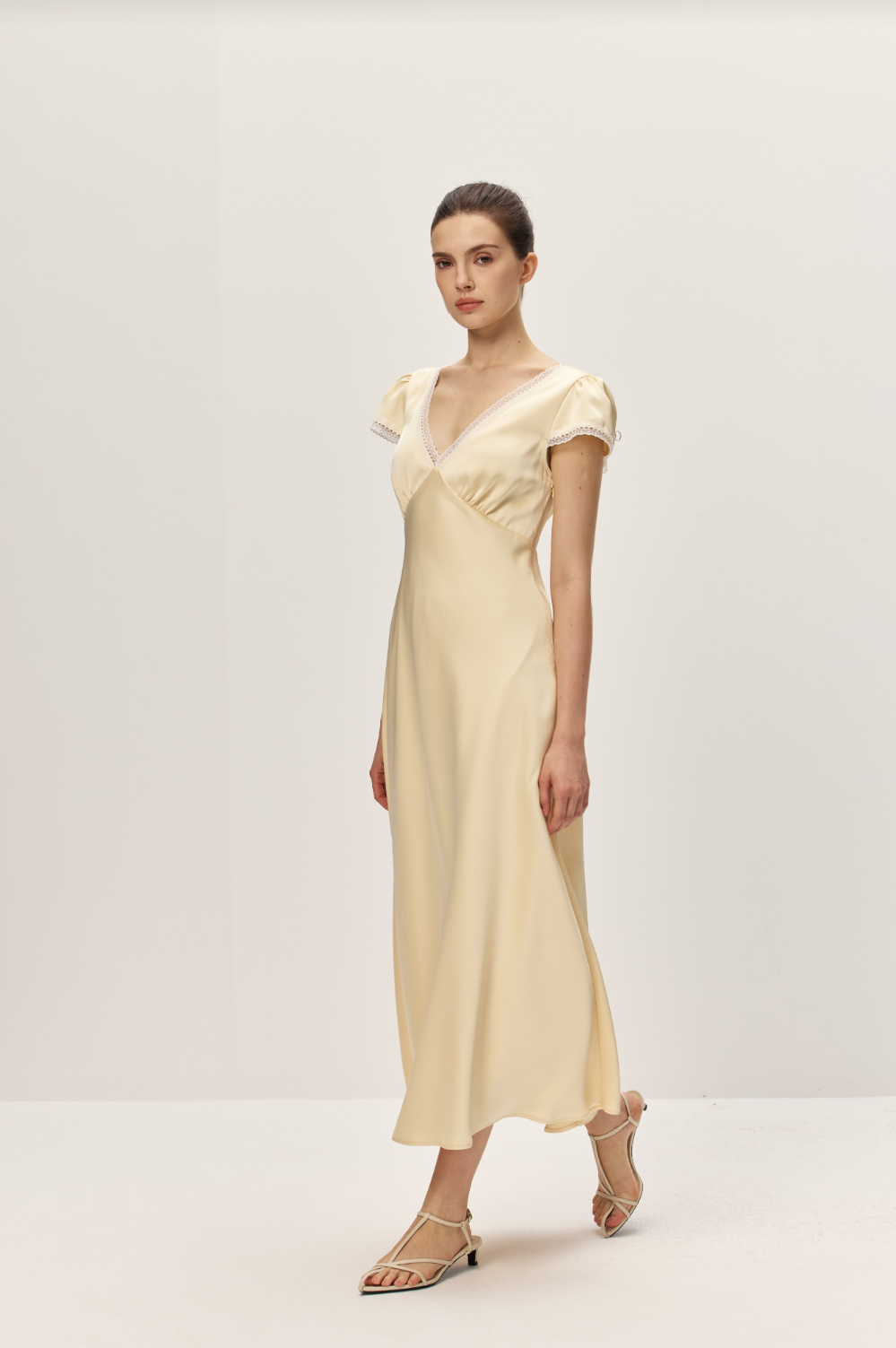 Ondine Butter Yellow Dress