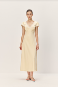 Ondine Butter Yellow Dress