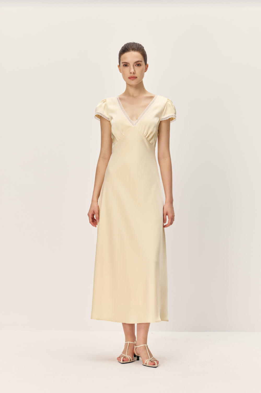 Ondine Butter Yellow Dress
