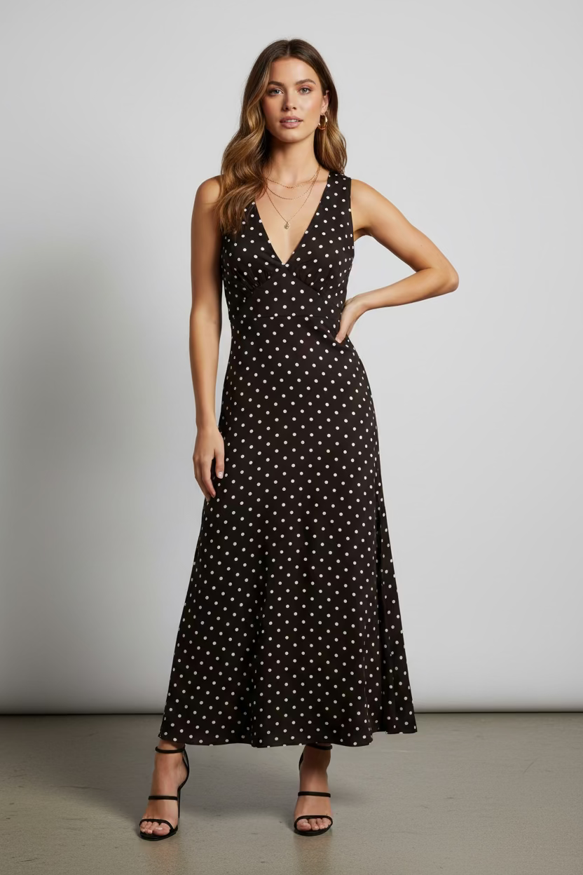 Little Lies Polka Dot Dress