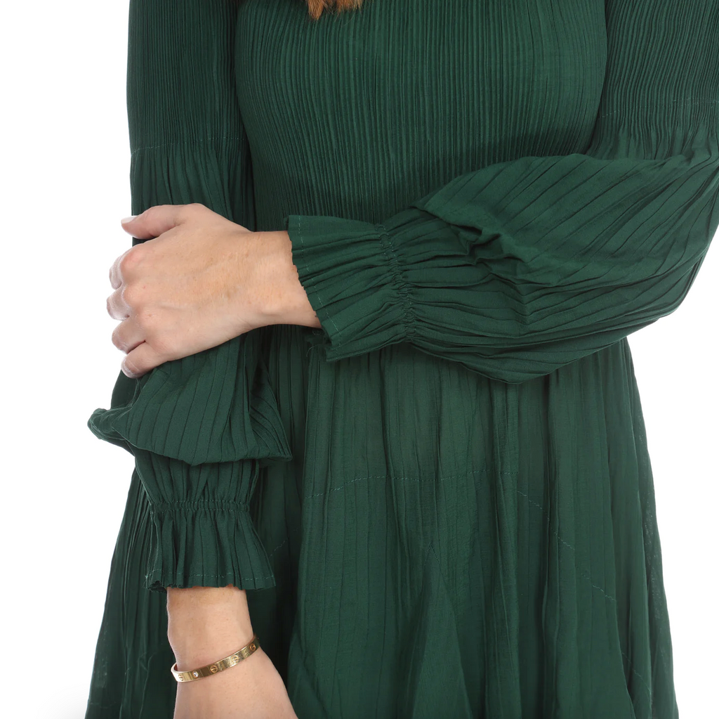 Veeca Long Sleeve Multi-Layer Dress