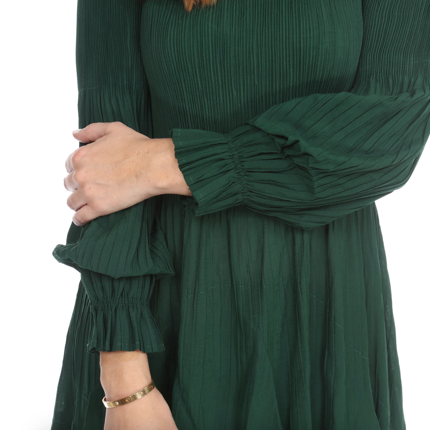 Veeca Long Sleeve Multi-Layer Dress