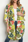 Ivory Leaf Kimono