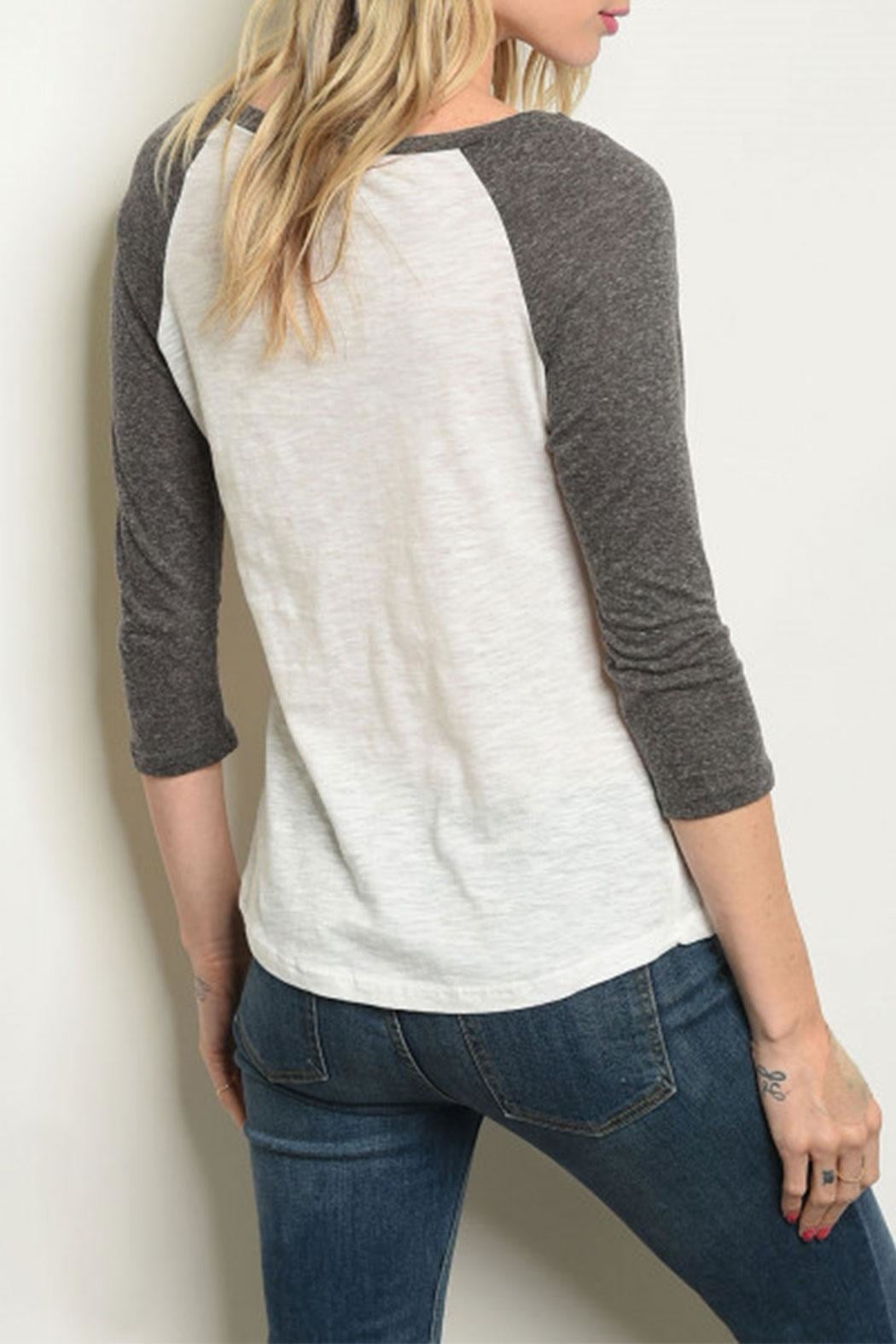 Ivory Charcoal Tee