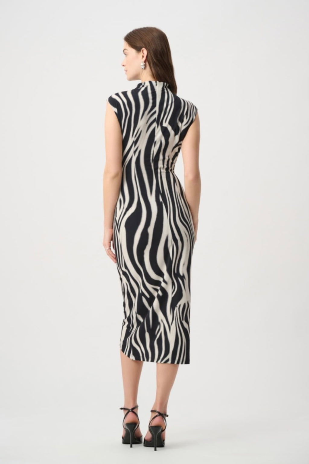 Animal Print Wrap Dress