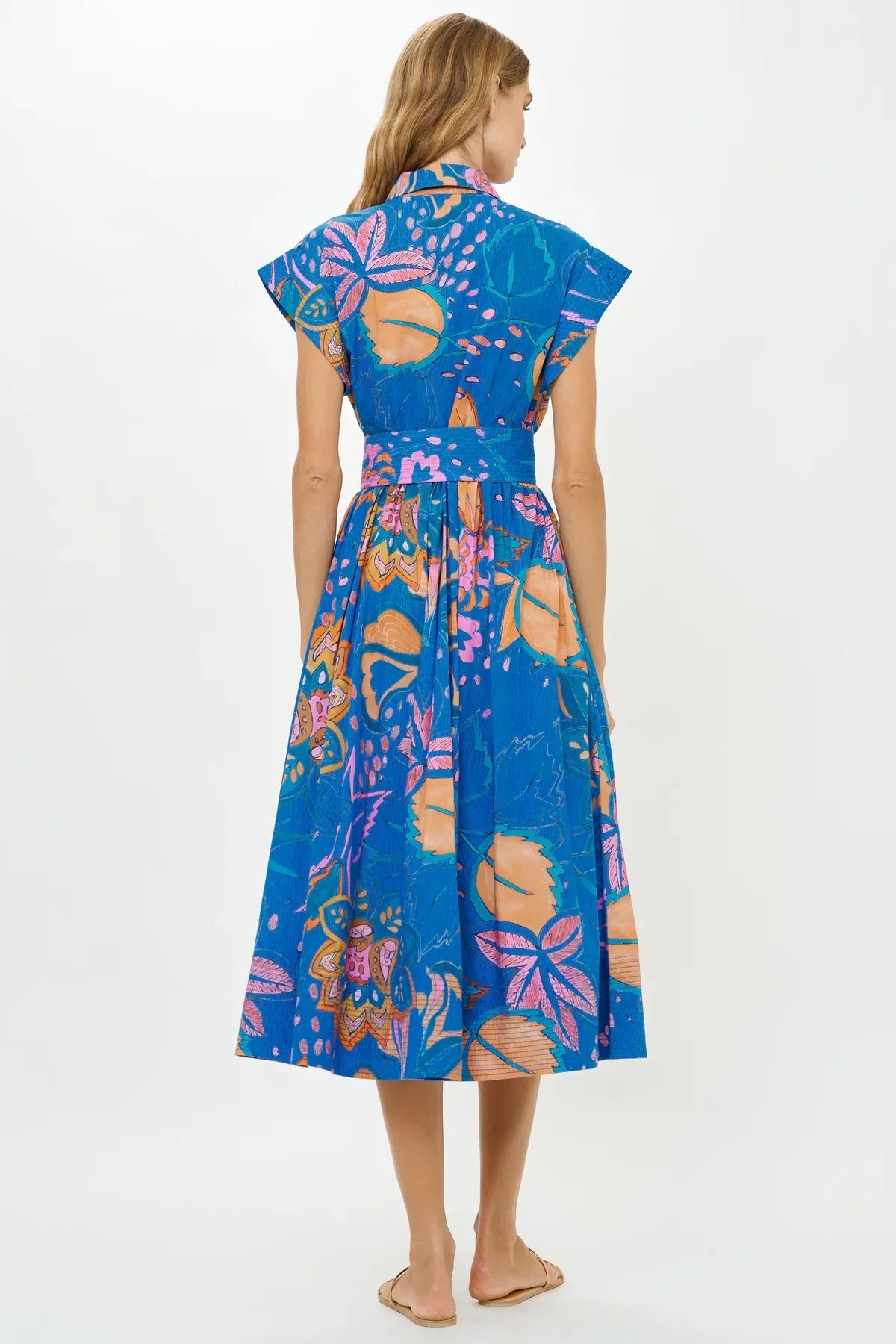 Oliphant Belted Shirt Dress