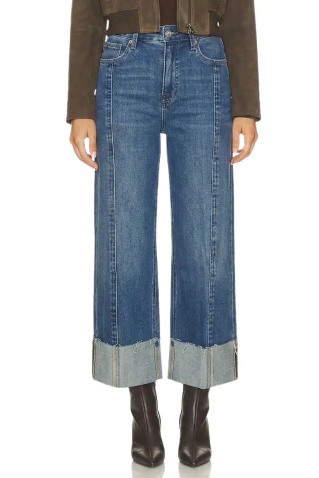 Artemis Vintage Inseam Transform High Rise Tummy Control A-Wide Jeans