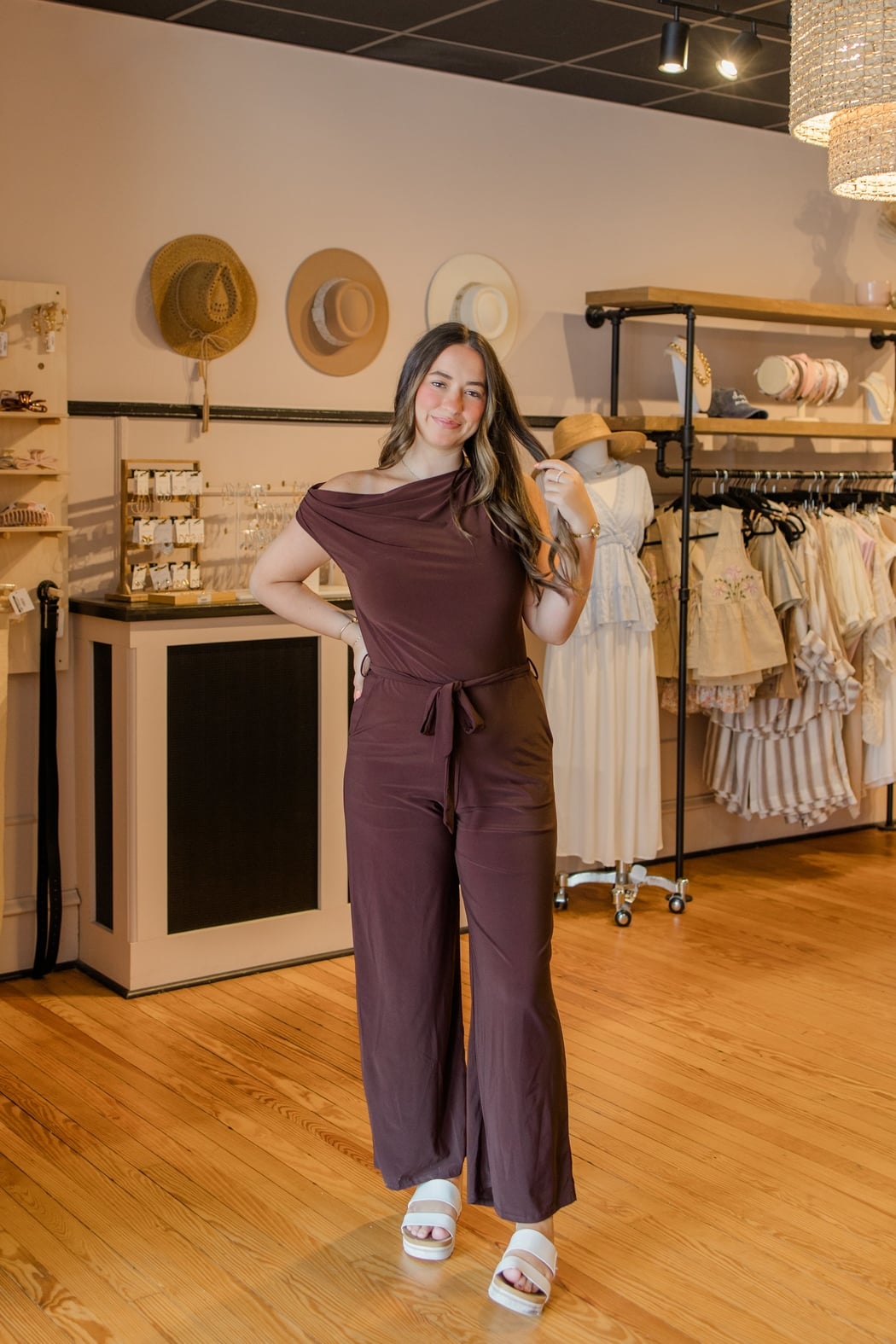 Asymmetric One Shoulder Jumpsuit