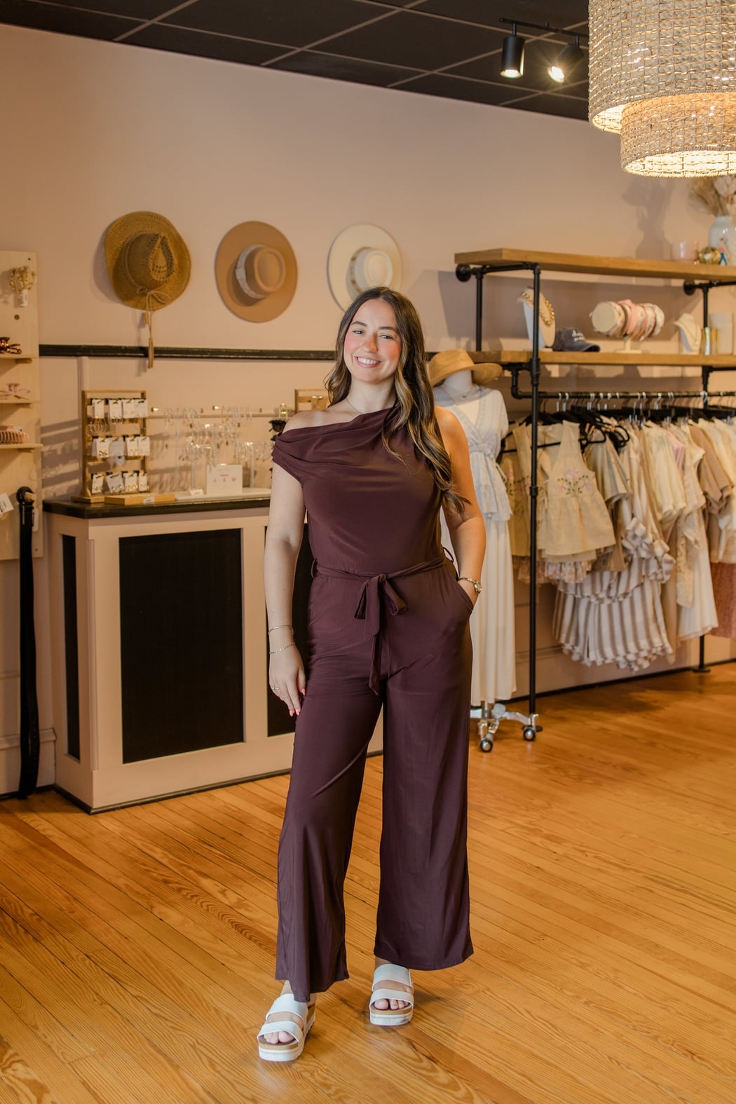 Asymmetric One Shoulder Jumpsuit