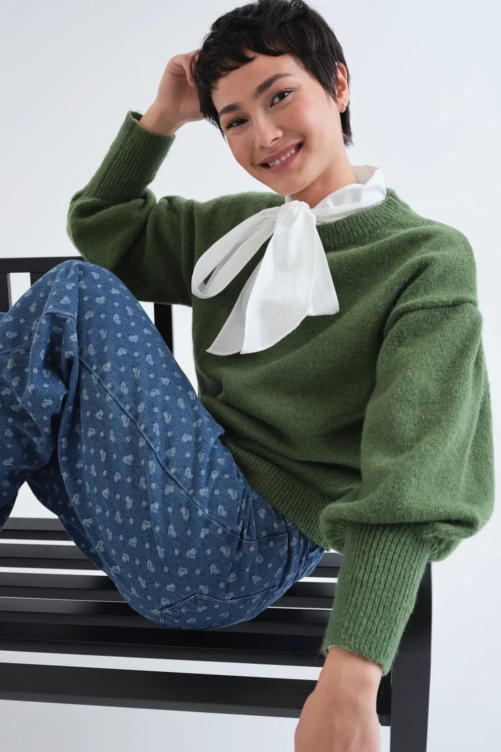 Basic Green Sweater