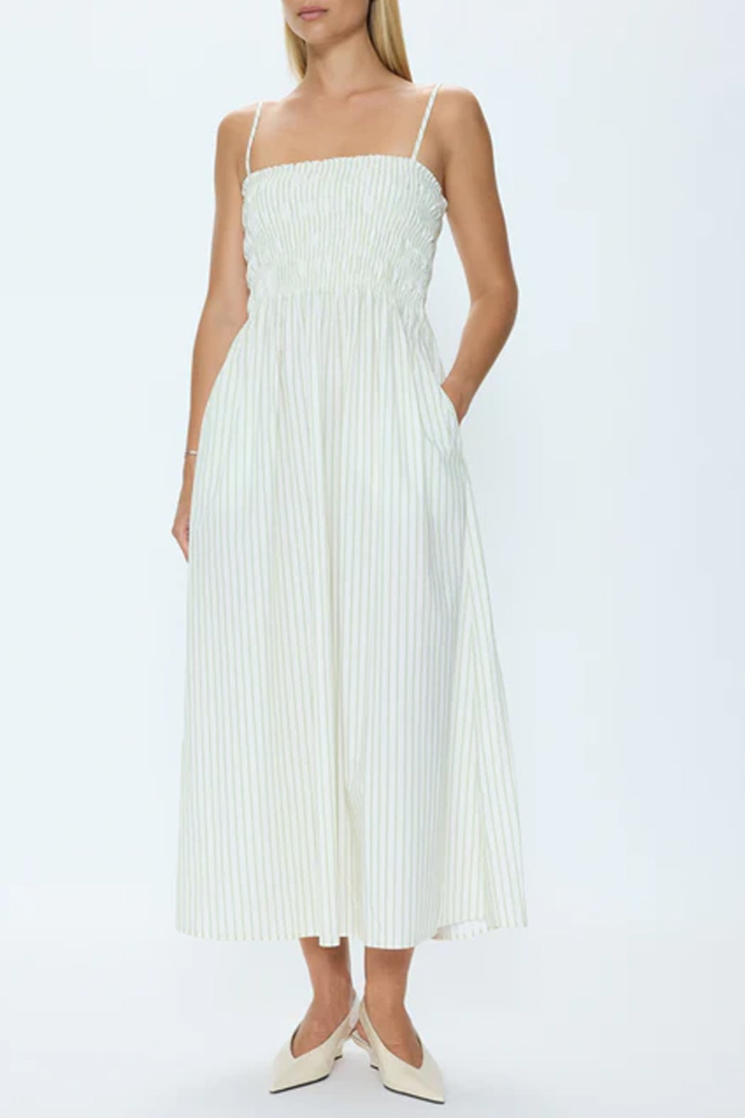 Bianca Shirred Bodice Dress