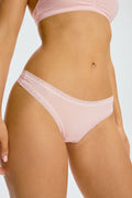 The Micro Lace Trim Thong
