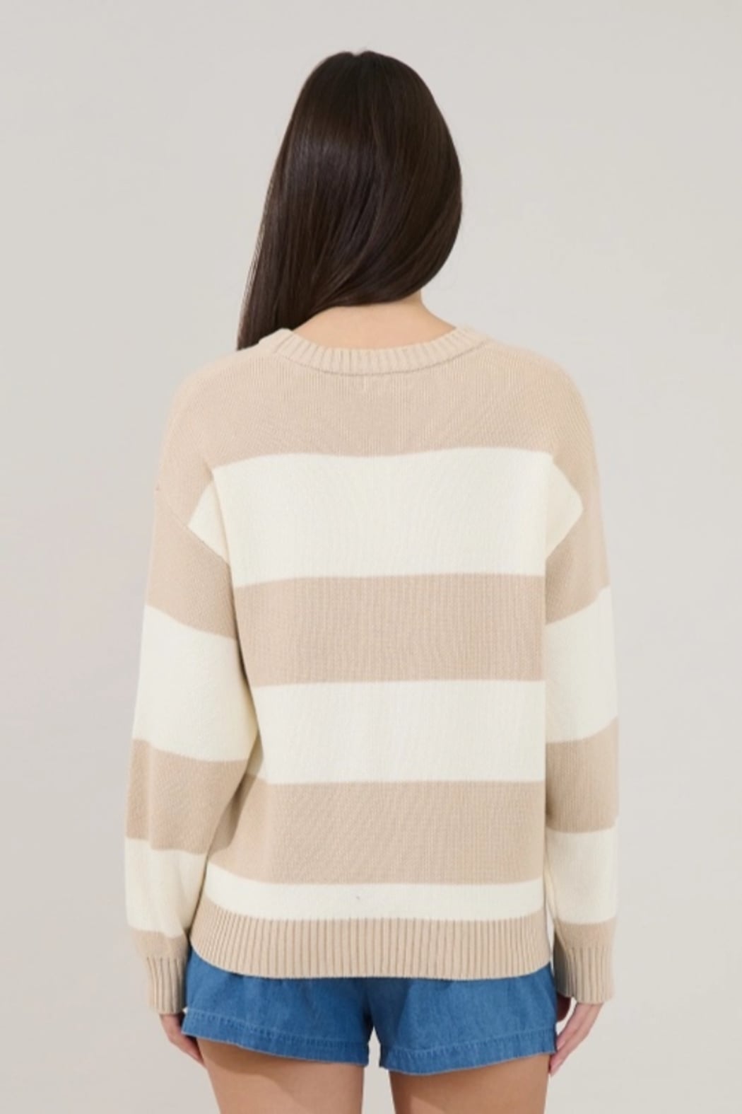 Bonjour Stripe Sweater