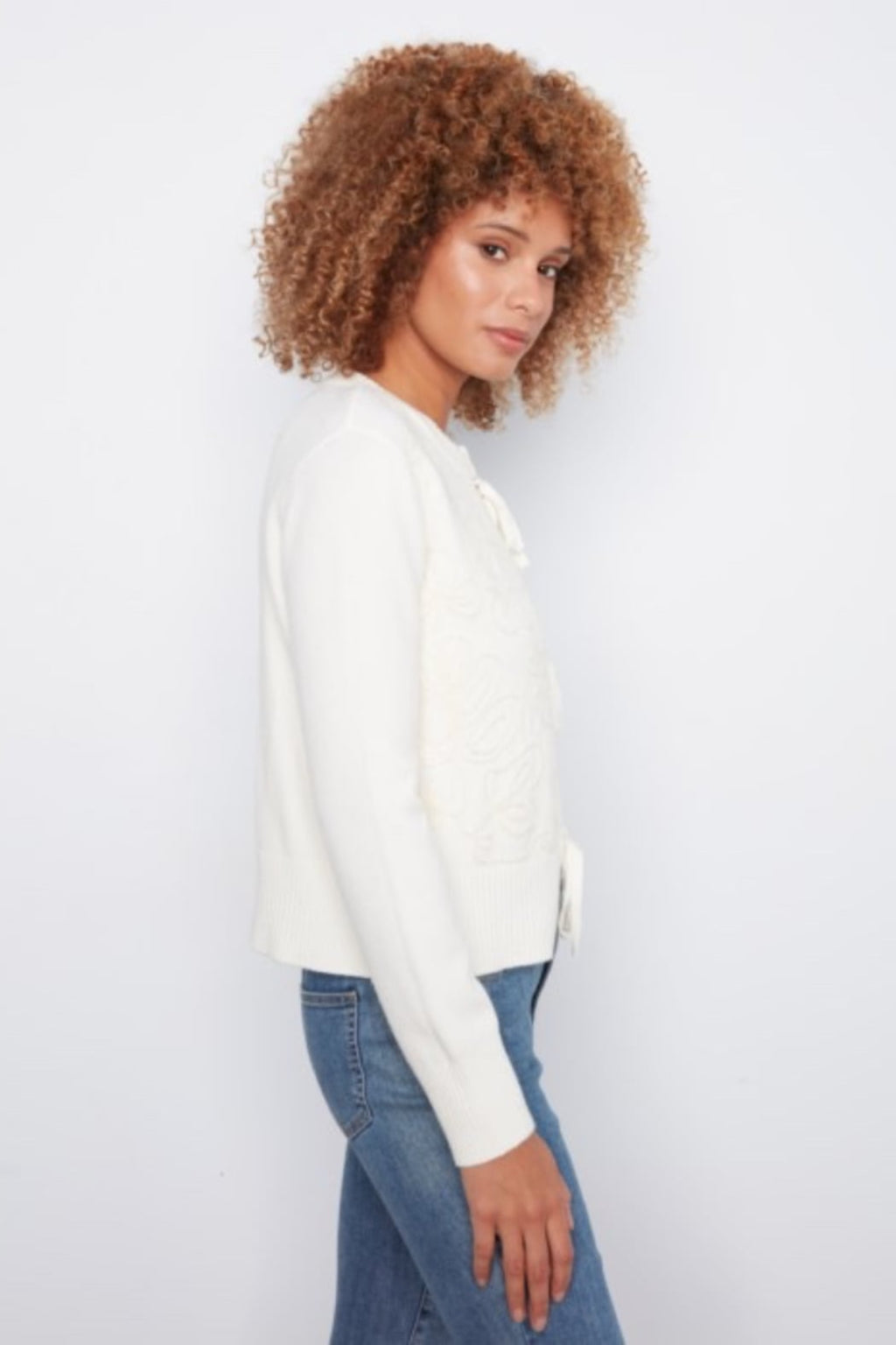 Bow Tie Knit Cardigan