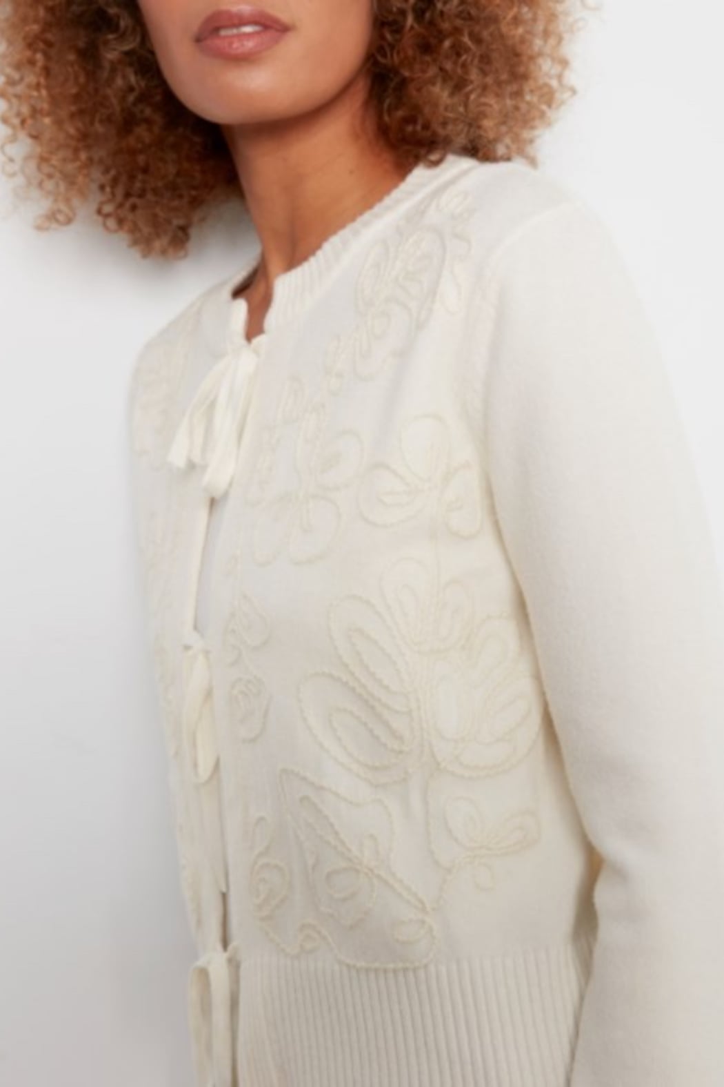 Bow Tie Knit Cardigan