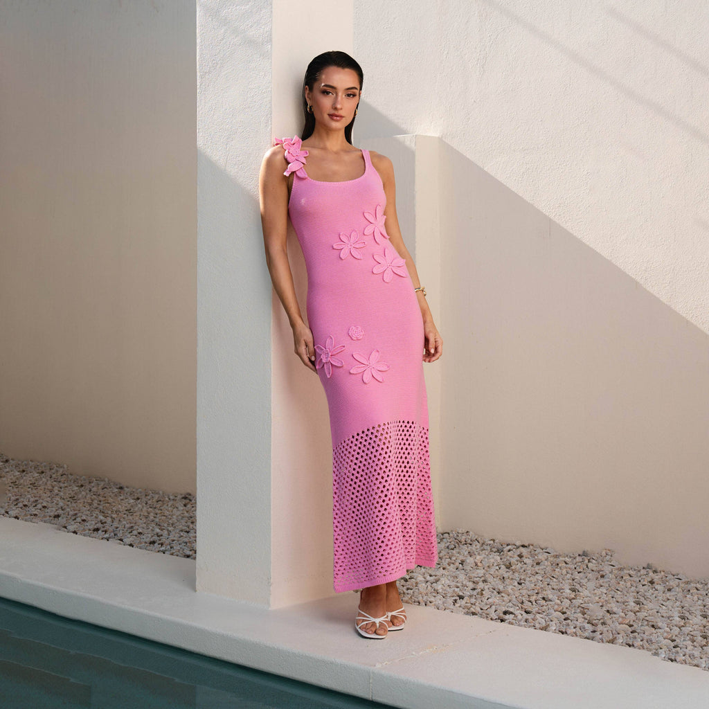 Liliann Applique Maxi Dress
