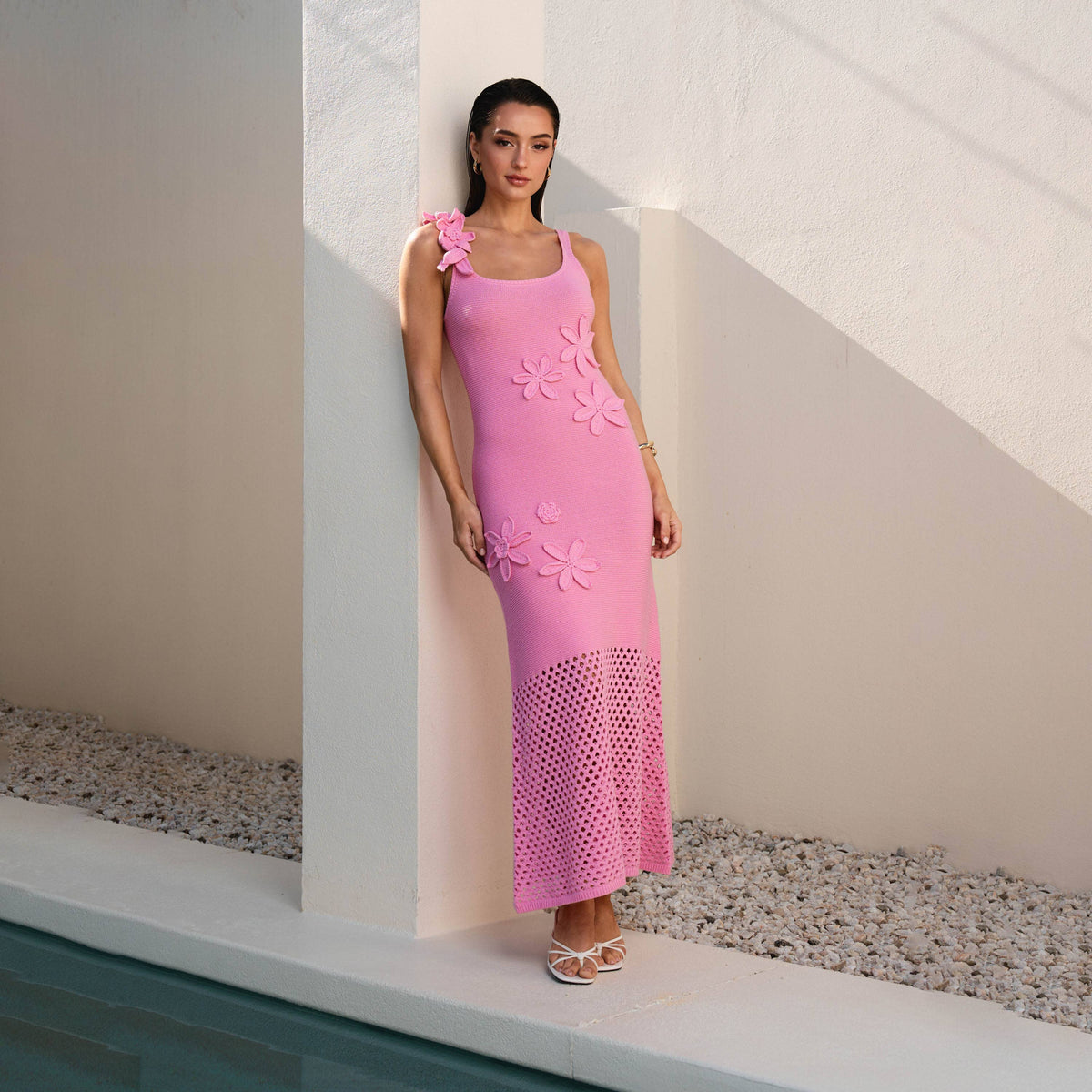 Liliann Applique Maxi Dress
