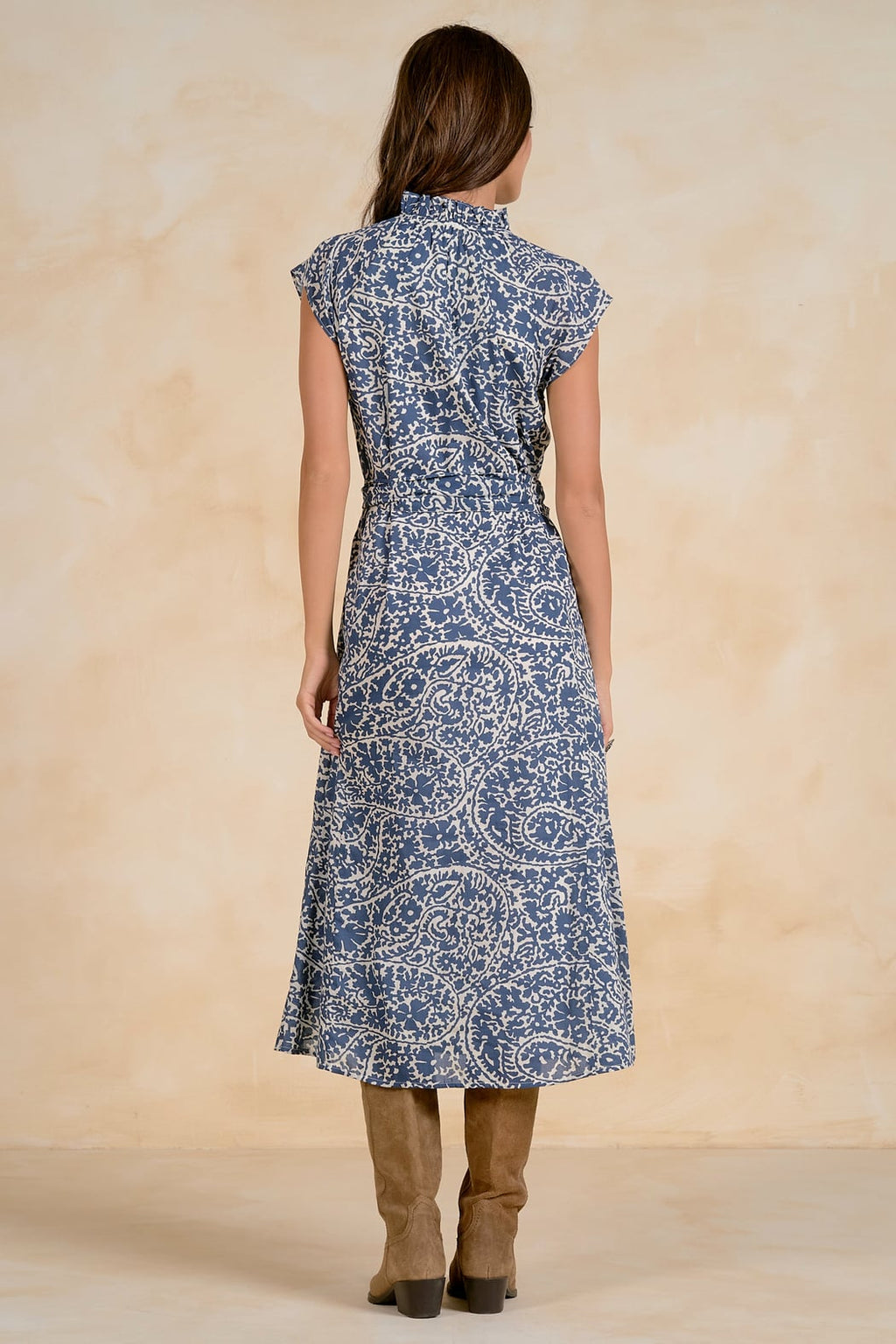 CAP SLEEVE MAXI DRESS