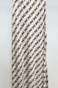 Chain Link Print Silky Maxi Skirt