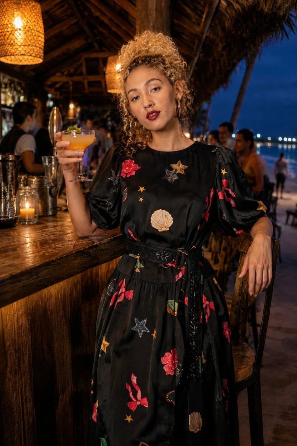 Christina Print Dress