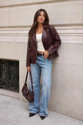 Coalition The Vintage Vanguard Leather Moto Jacket