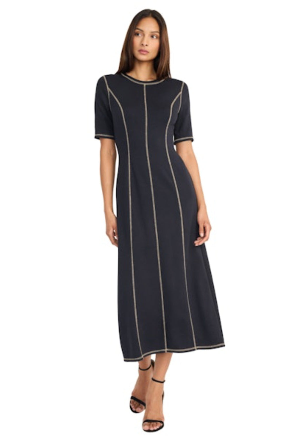 Colorfast Short Sleeve Dress
