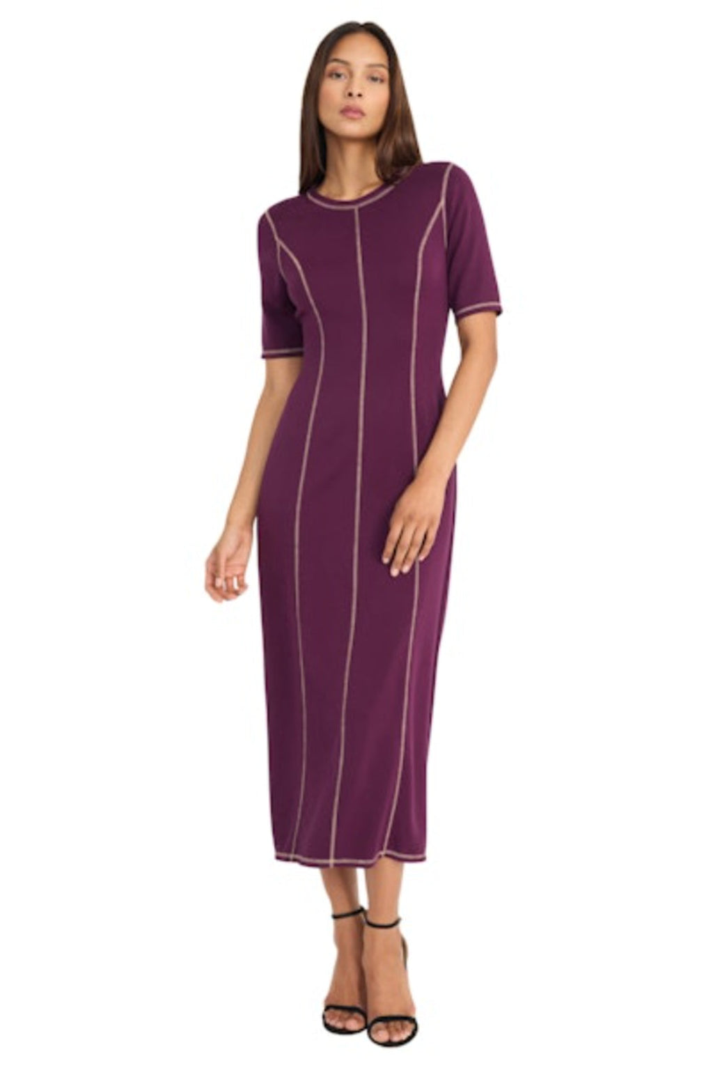 Colorfast Short Sleeve Dress