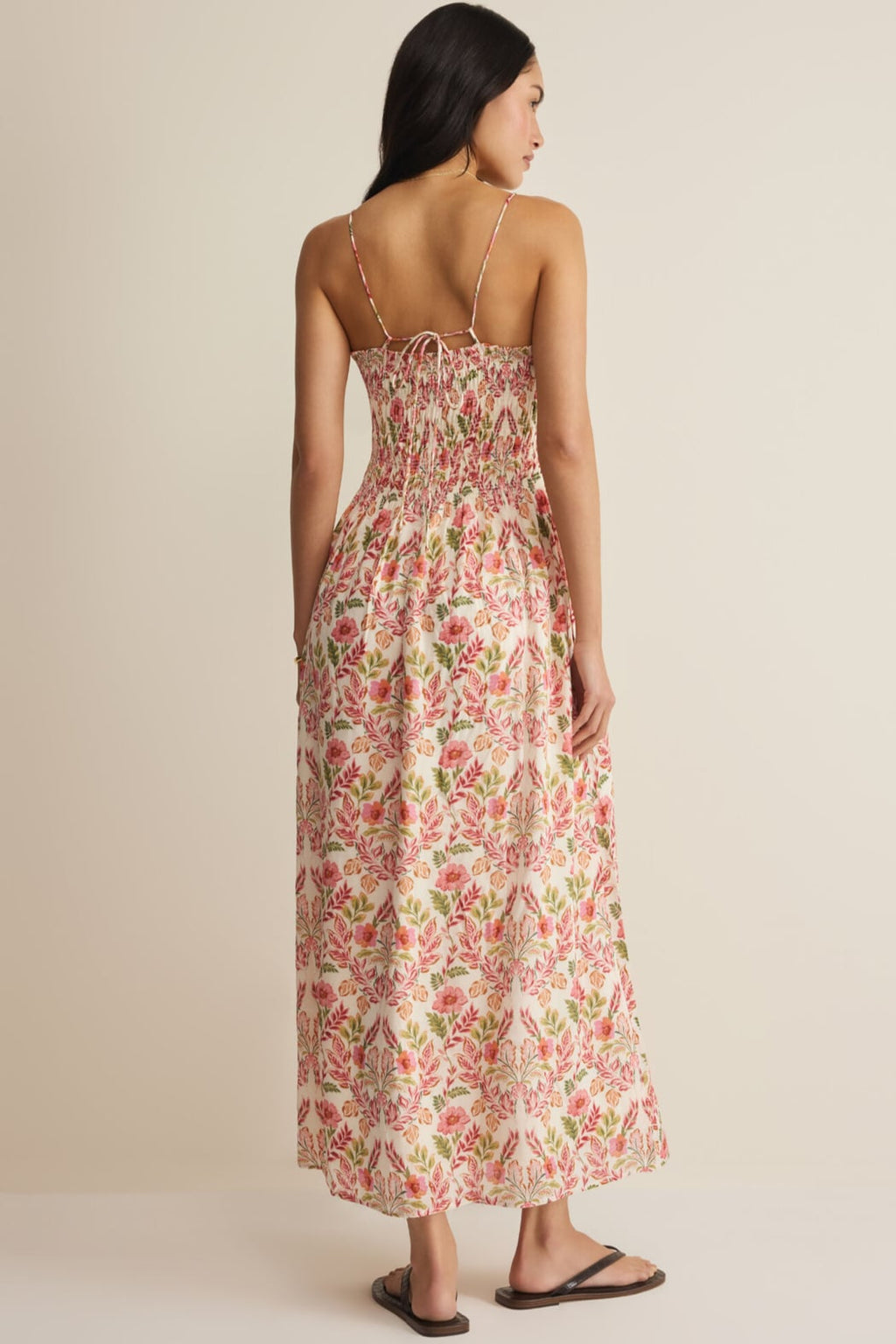Cornelia Ami Floral Midi Dress