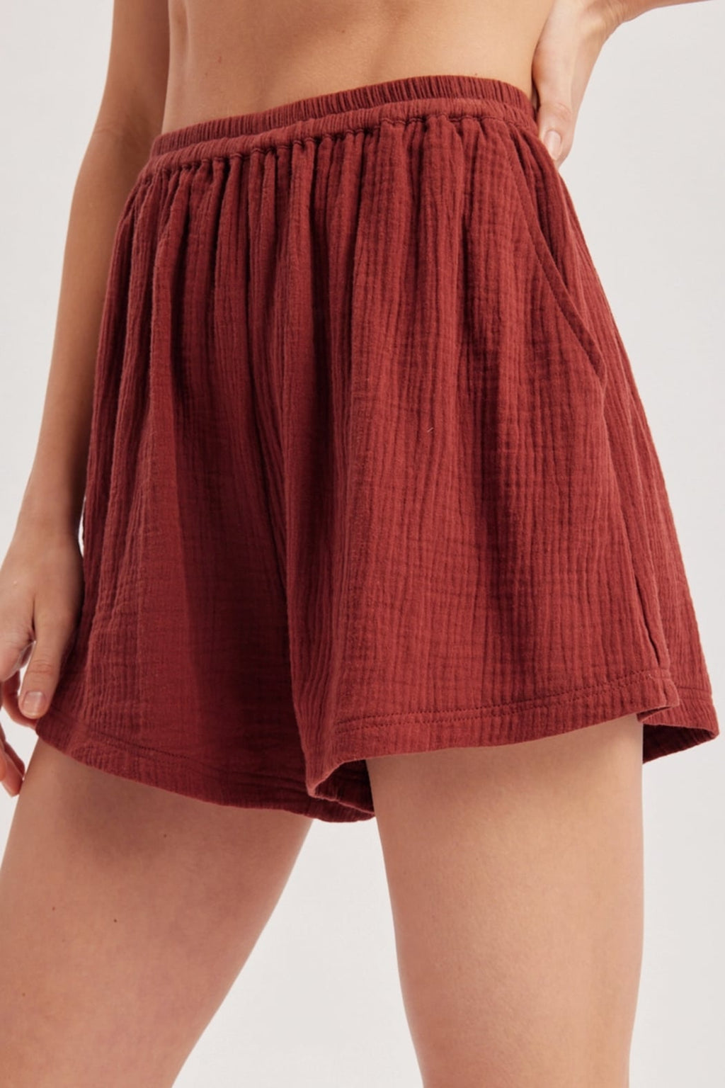 Cotton Gauze Breezy Shorts