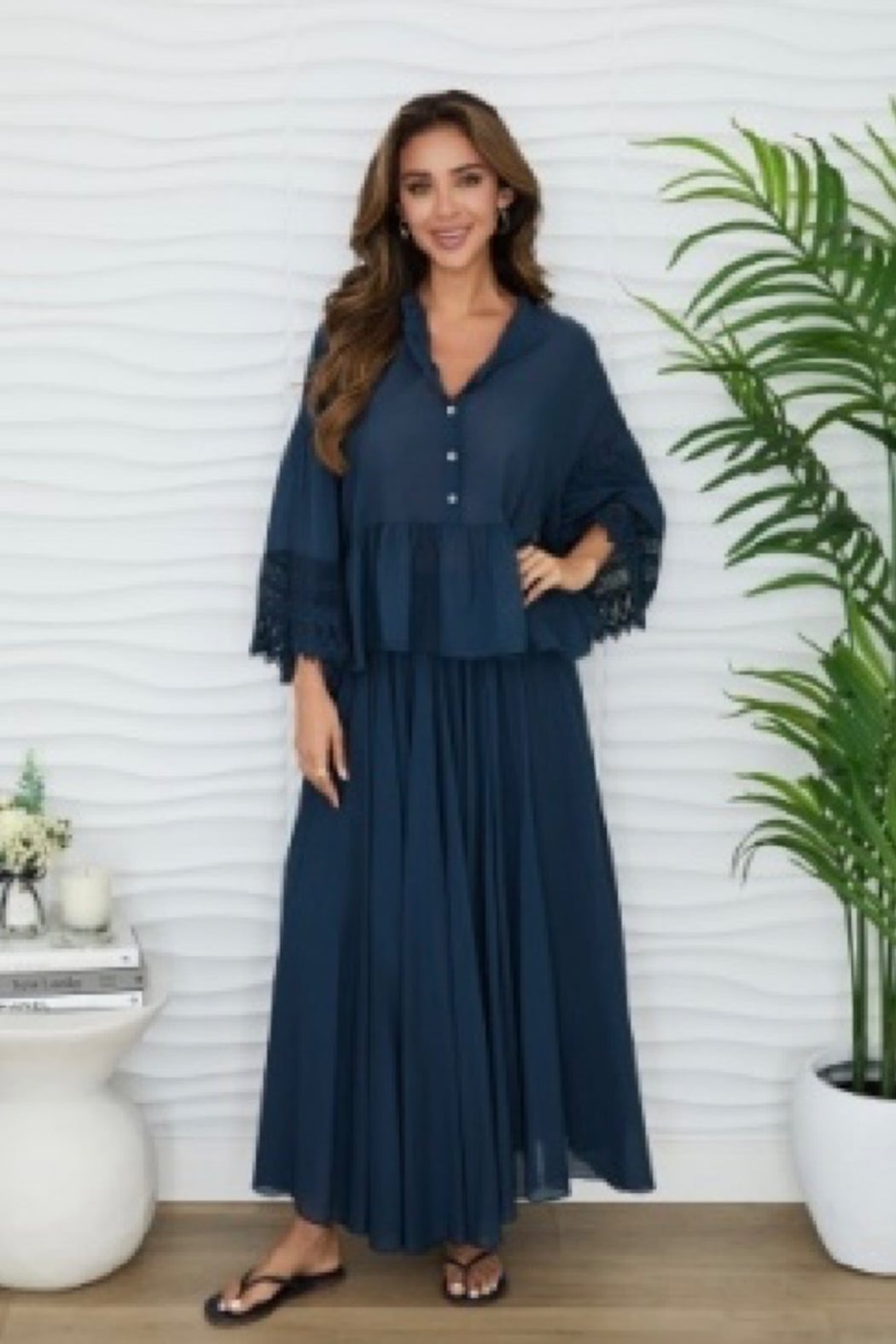 Cotton Maxi Skirt