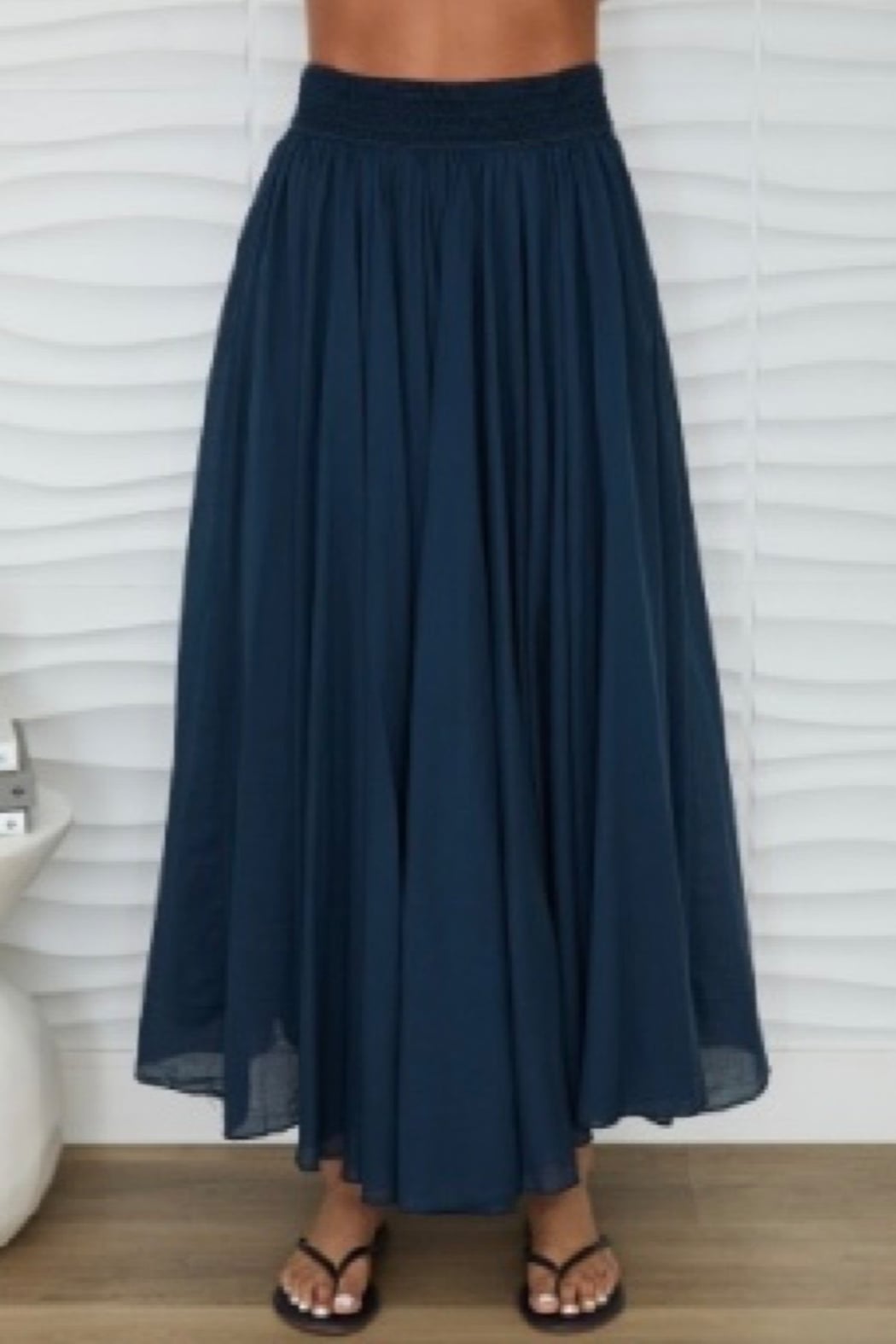 Cotton Maxi Skirt