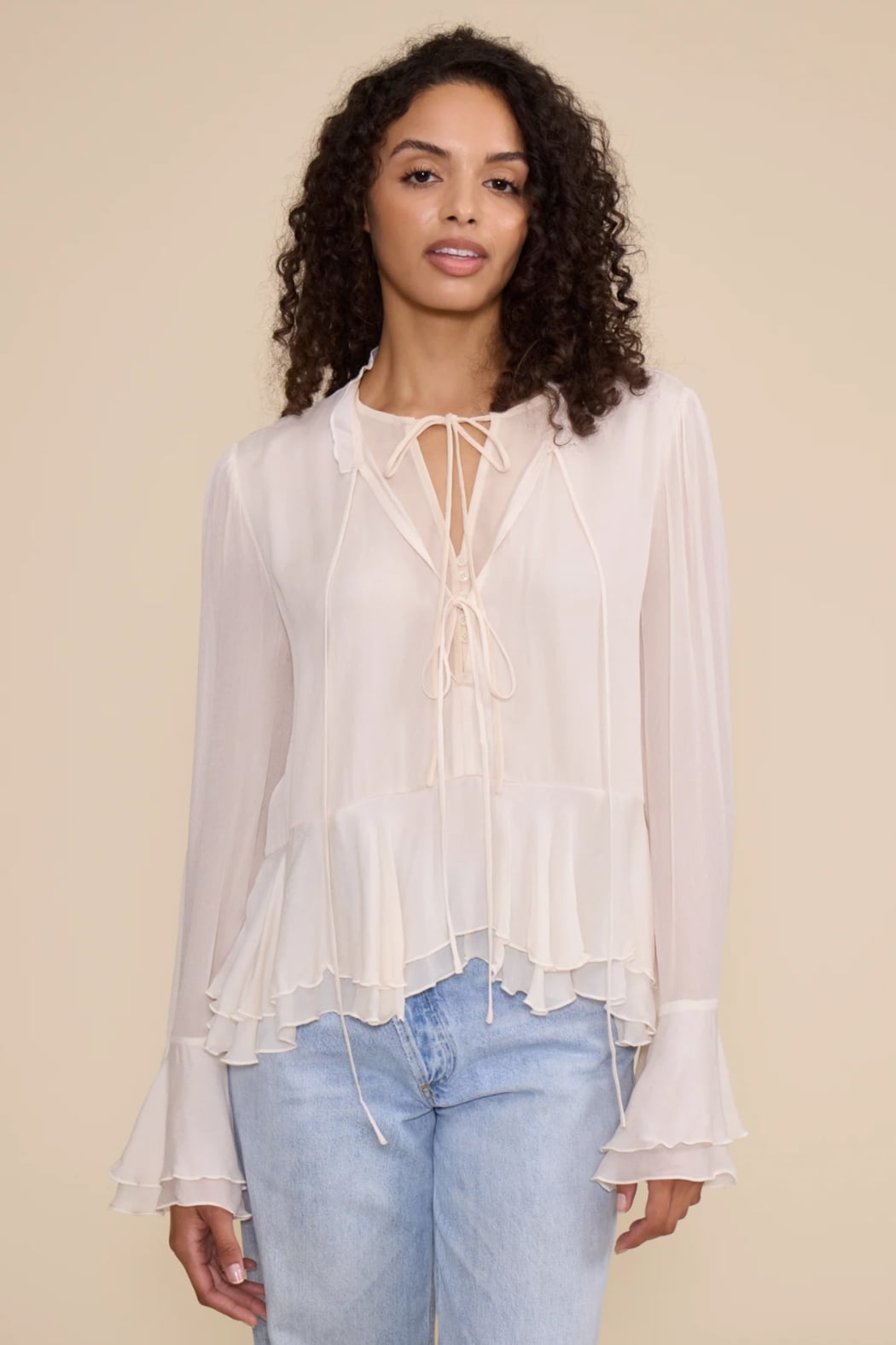 Donna Peplum Top