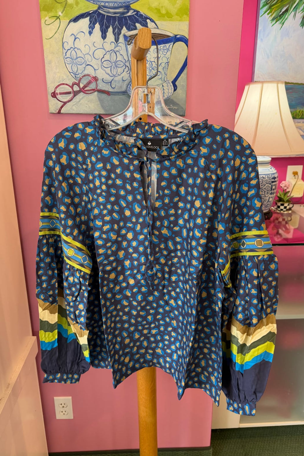 Emma Print Blouse