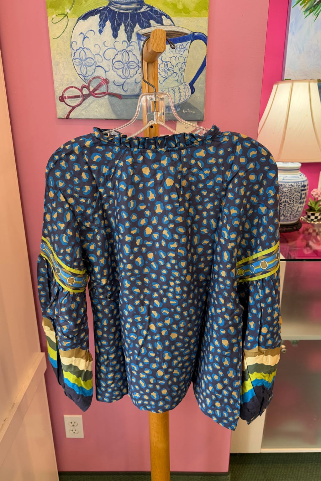 Emma Print Blouse