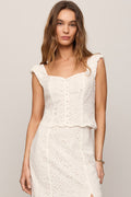 Emrie Eyelet Top