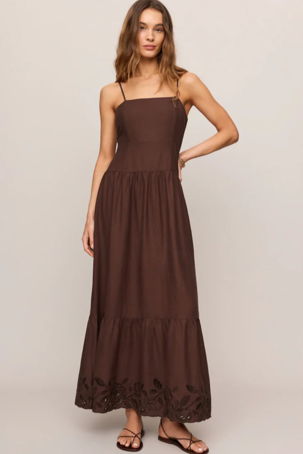 Esti Embroidered Maxi Dress