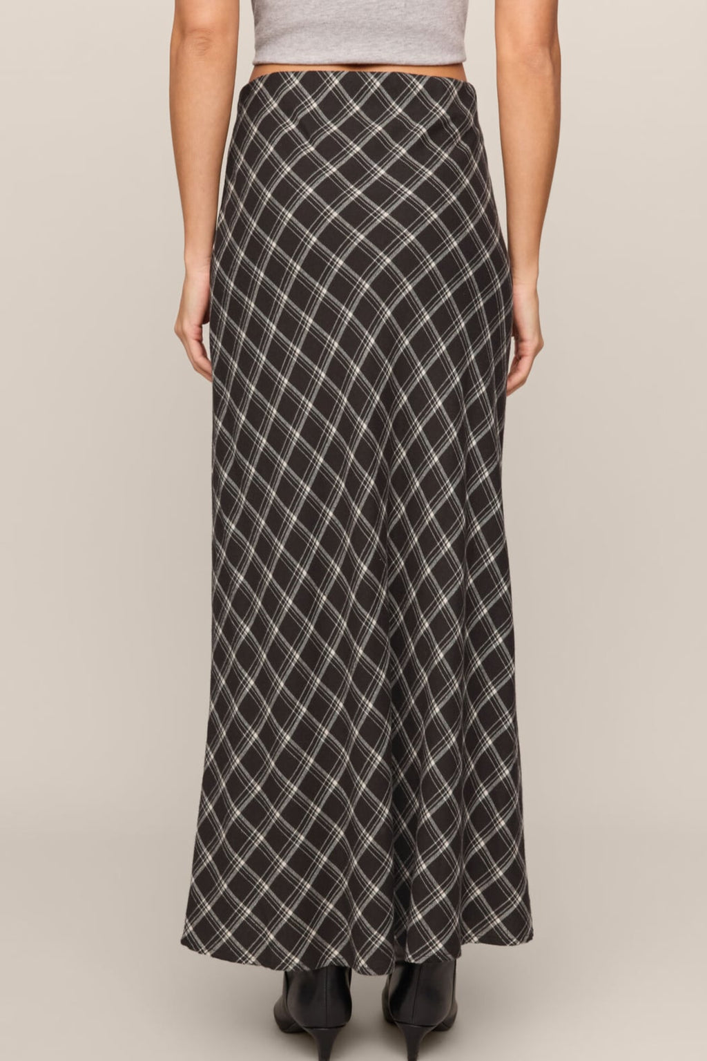 Europa Plaid Skirt