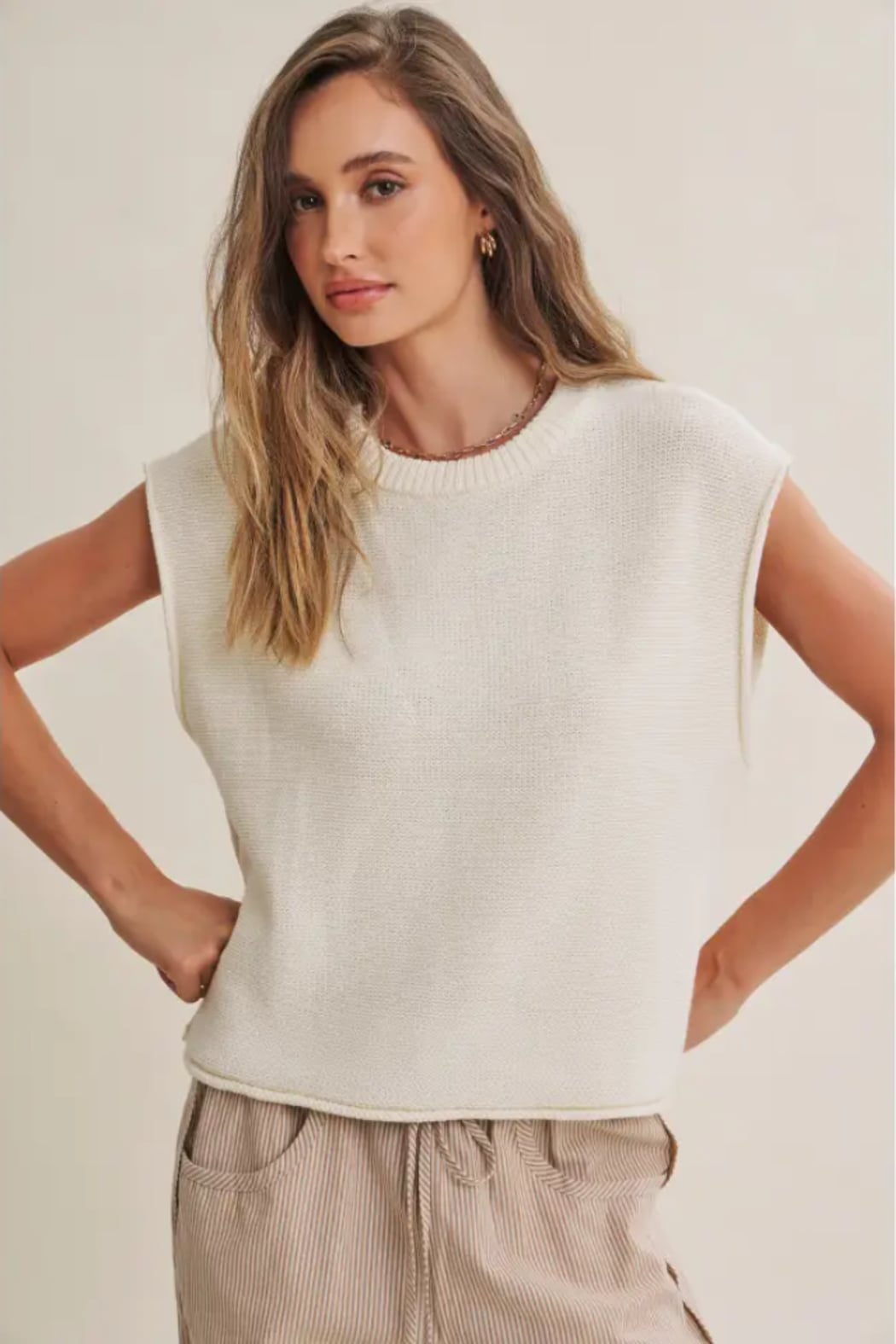 Everyday Relaxed Sweater Vest