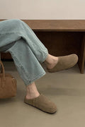 Suede Clogs