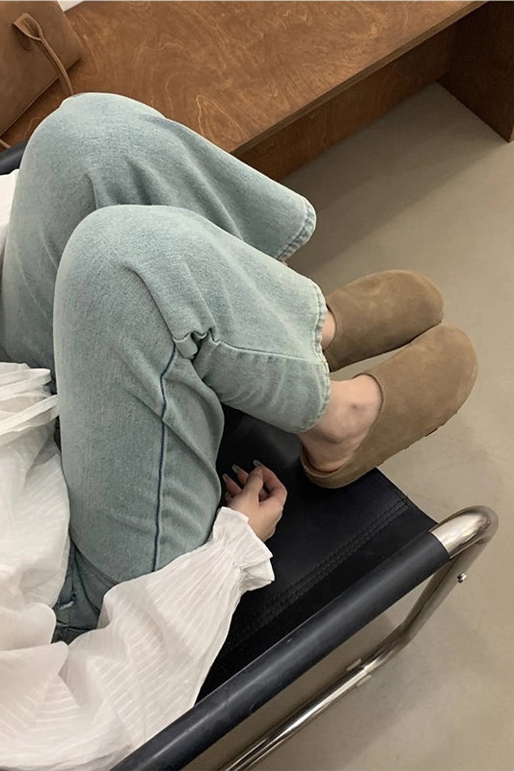 Suede Clogs